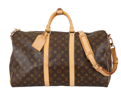Keepall Bandouliere 50, Canvas, Monogram, MB0075, DB/K/L/LT/S, 2*